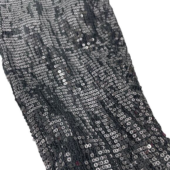 Manolo Blahnik Sequined Pascalare Over the Knee Boots Black Size 37.5 - Picture 7 of 12